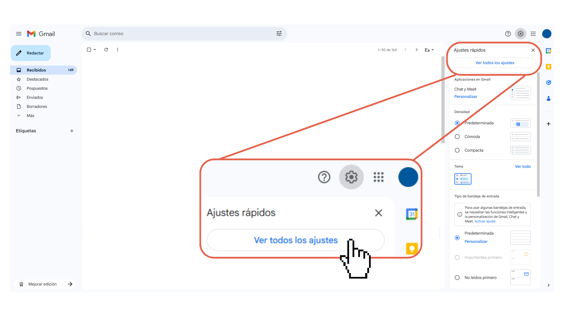 Proceso de configuración de Gmail 3